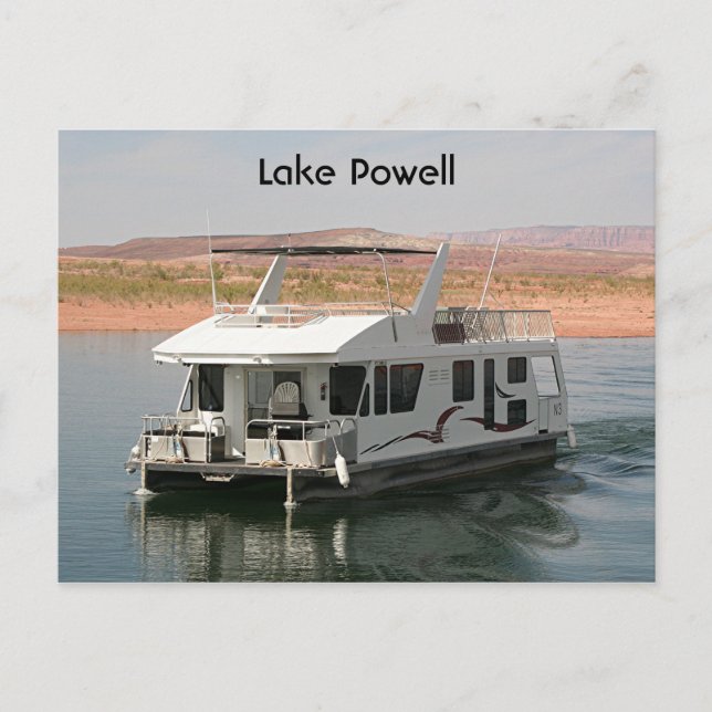 Postal Lago Powell: Houseboat, Arizona, USA 5 (Anverso)