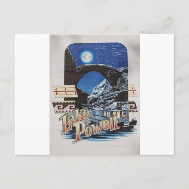 Postal Lago Powell Moonlite Scenic (Anverso)