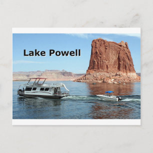 Postal Lago Powell (pie de foto)