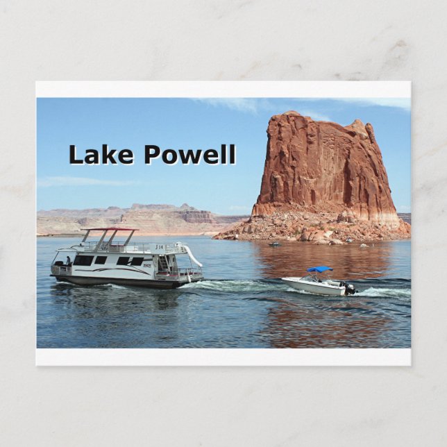 Postal Lago Powell (pie de foto) (Anverso)