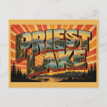 Lago Priest Idaho Lago Alpino Arte Forestal
