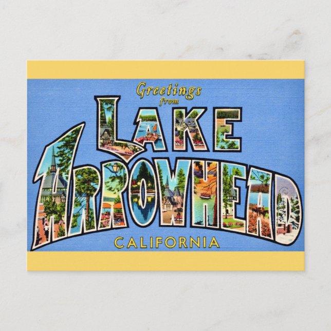 Postal Lago Retro Arrowhead (Anverso)