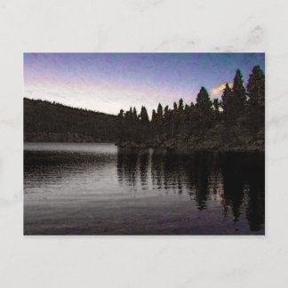 Postal Lago Rock Creek en Dusk