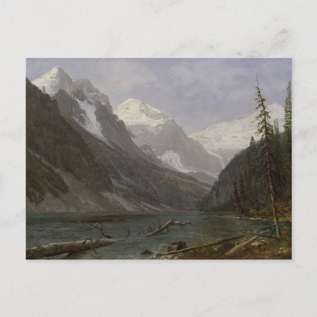 Postal Lago Rockies Canadiense Louise | Albert Bierstadt (Anverso)