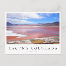 Postal Lago Rojo, Laguna Colorada en Bolivia