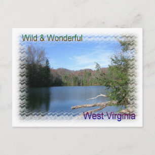 Postal Lago Rústico de Virginia Occidental