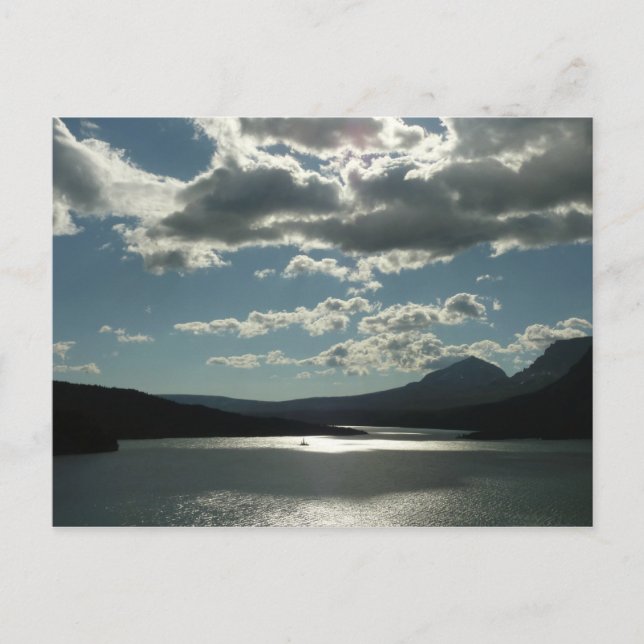 Postal Lago Santa María I en el Parque Nacional Glacier (Anverso)