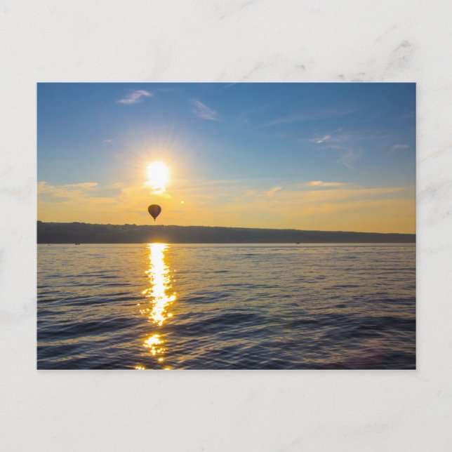 Postal Lago Seneca, Nueva York (Anverso)