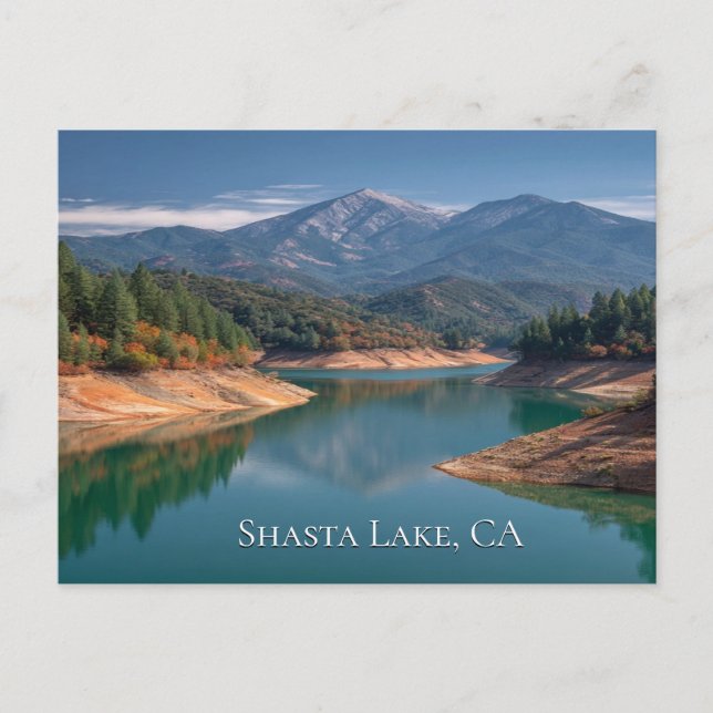 Postal Lago Shasta, CA (Anverso)