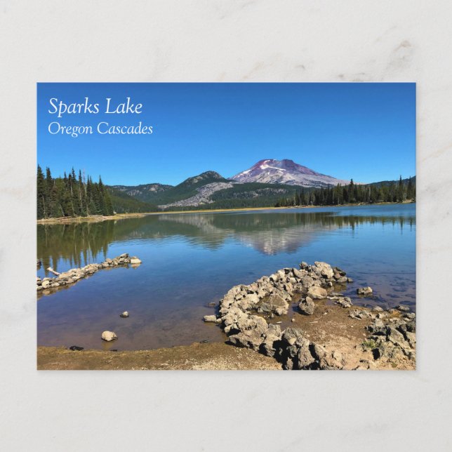 Postal Lago Sparks, Bend, Oregon (Anverso)