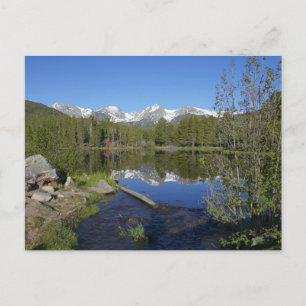Postal Lago Sprague II en el Parque Nacional Montañas Roc