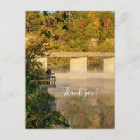 Lago Springfield Otoño Pesca Gracias