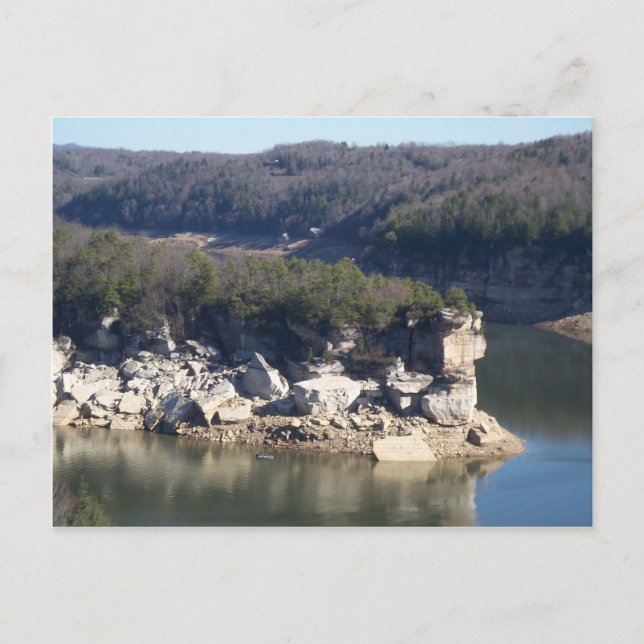 Postal Lago Summersville (Anverso)