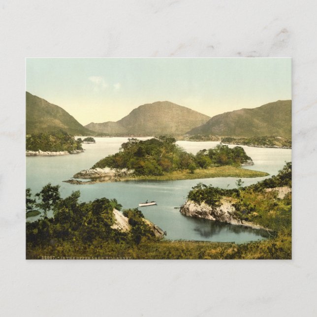 Postal Lago Superior, Killarney, Condado de Kerry (Anverso)