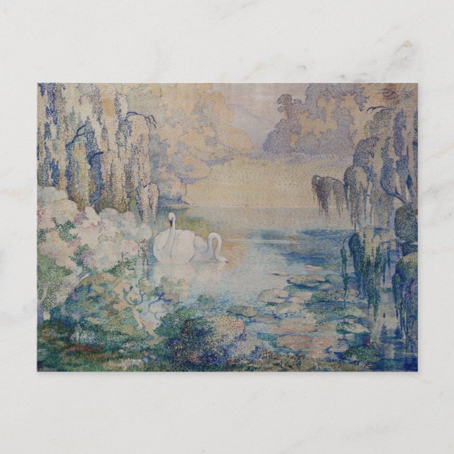 Postal Lago Swan (Anverso)