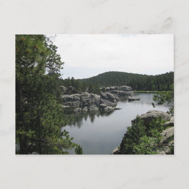Postal Lago Sylvan en Dakota del Sur (Anverso)