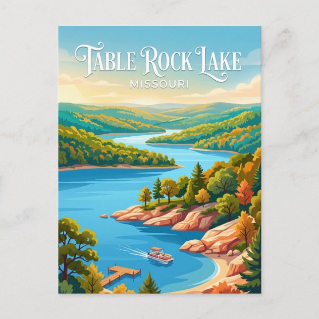 Postal Lago Table Rock Missouri (Anverso)