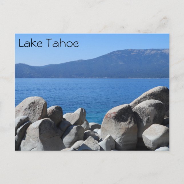 Postal Lago Tahoe (Anverso)