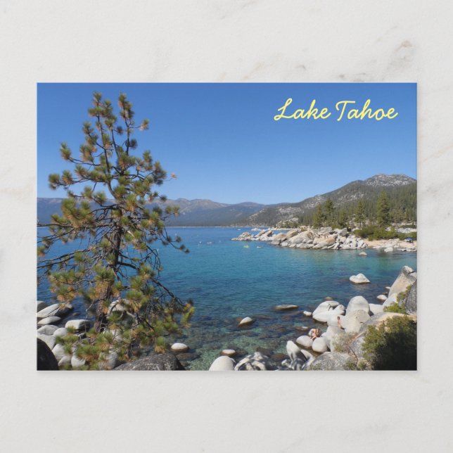 Postal Lago Tahoe (Anverso)