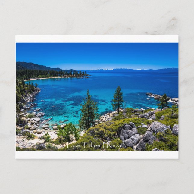 Postal Lago Tahoe (Anverso)