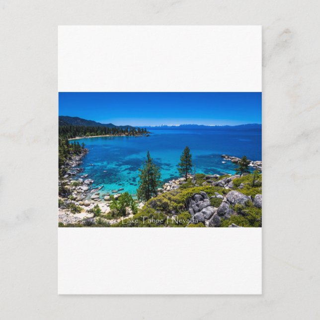 Postal Lago Tahoe (Anverso)