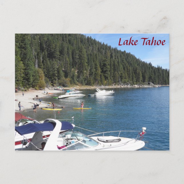Postal Lago Tahoe, CA (Anverso)