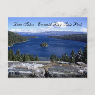 Postal Lago Tahoe - Parque Estatal de la Bahía Esmeralda