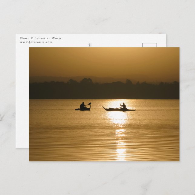 Postal Lago Tana Etiopía (Anverso / Reverso)