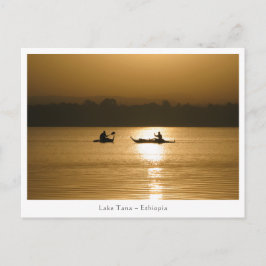 Postal Lago Tana Etiopía
