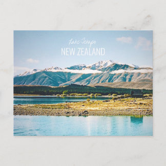 Postal Lago Tekapo Nueva Zelanda