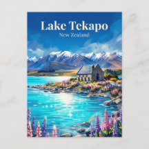 Lago Tekapo Nueva Zelanda