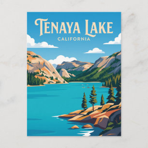 Postal Lago Tenaya EE. UU.