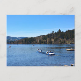 Postal Lago Titisee en la Selva Negra