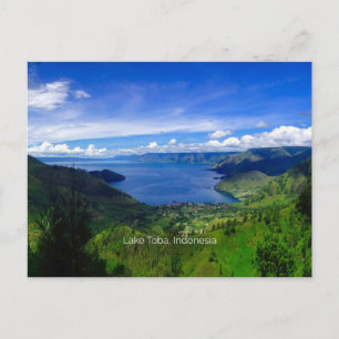 Postal Lago Toba, Sumatra, Indonesia