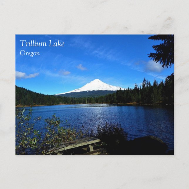 Postal Lago Trillium, OR (Anverso)