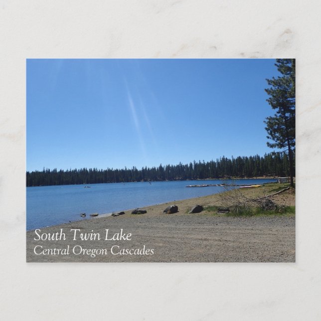 Postal Lago Twin Sur, OR (Anverso)