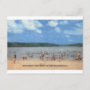 Postal Lago Wallenpaupack White Beauty View Vintage