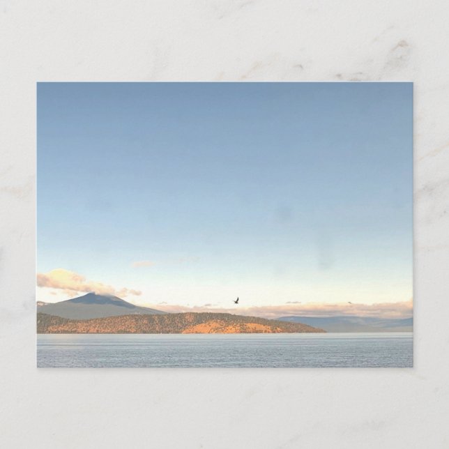 Postal Lago Washington Mountain Pacífico Noroeste (Anverso)