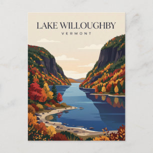 Postal Lago Willoughby Vermont