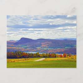 Postal Lago Willoughby, Vermont, en otoño