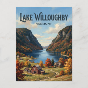Postal Lago Willoughby Westmore Vermont