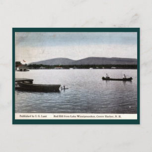 Postal Lago Winnipesaukee, Centre Harbor, NH 1913 Vintage