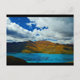 Postal Lago Yamdrok-Tso en el Tíbet