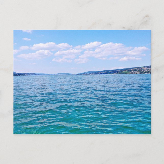Postal Lago Zurich (Anverso)