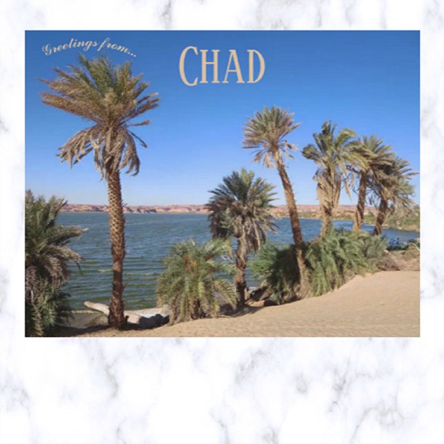 Postal Lagos de Ounianga en Chad (Subido por el creador)