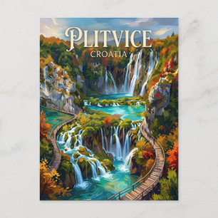 Postal Lagos de Plitvice Croacia