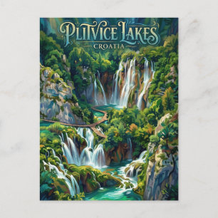 Postal Lagos de Plitvice Croacia