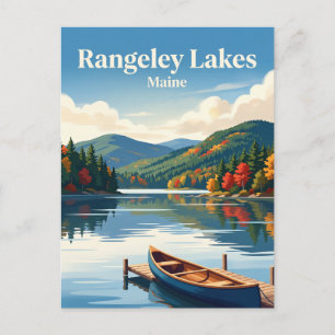 Postal Lagos de Rangeley Maine