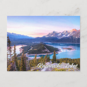 Postal Lagos Kananaskis, Alberta, Canadá