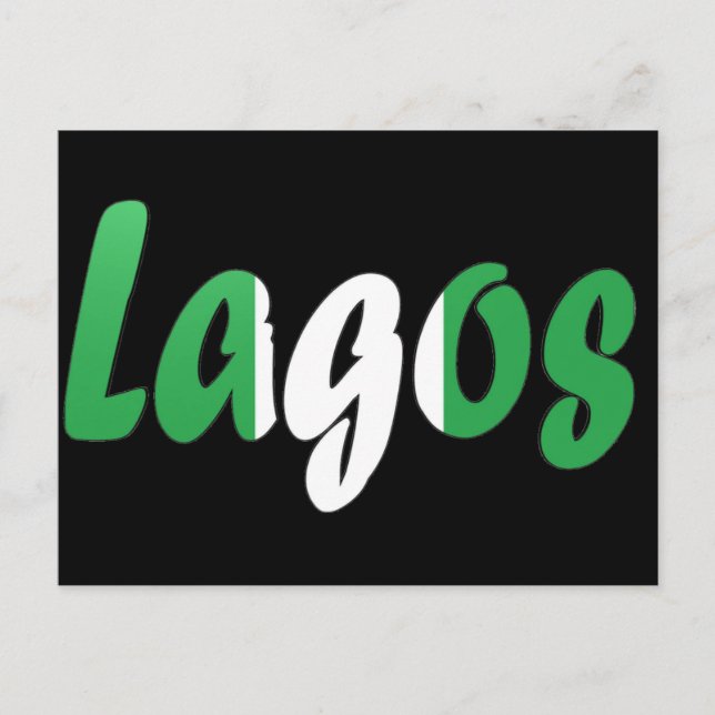 Postal Lagos, Nigeria (Anverso)